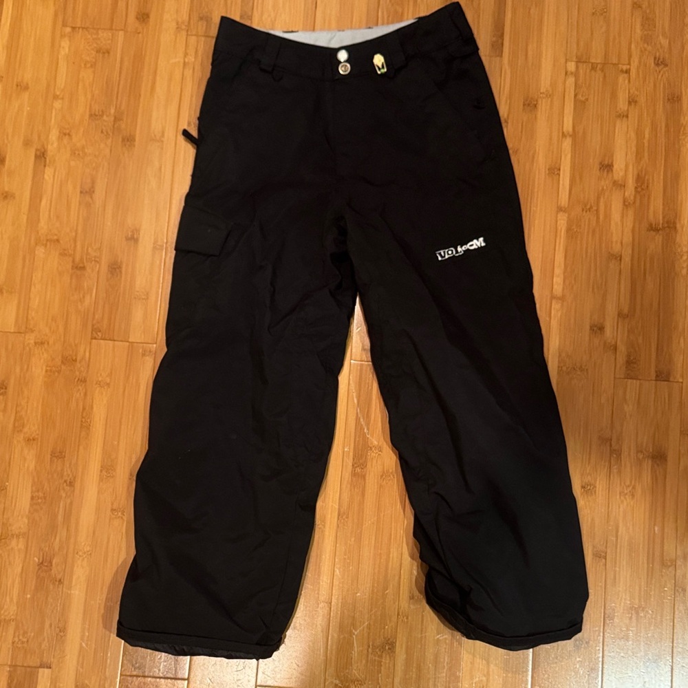 Volcom Kids Black Snowboard pants XL